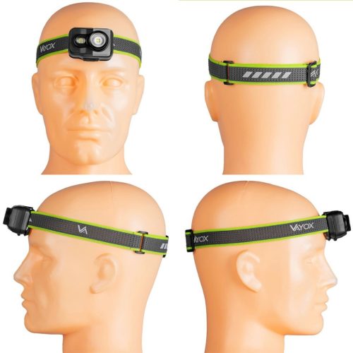 ZSEBLÁMPA Újratölthető fejlámpa LED 800LM CREE + SMD PRO SZÉRIA VA0196 VAYOX