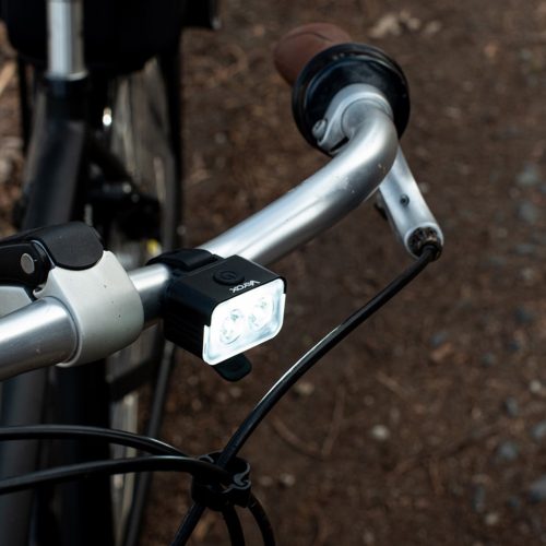 Kerékpár fényszóró lámpa 2xLED USB-C 5 mód 300lm IPX6 VAYOX