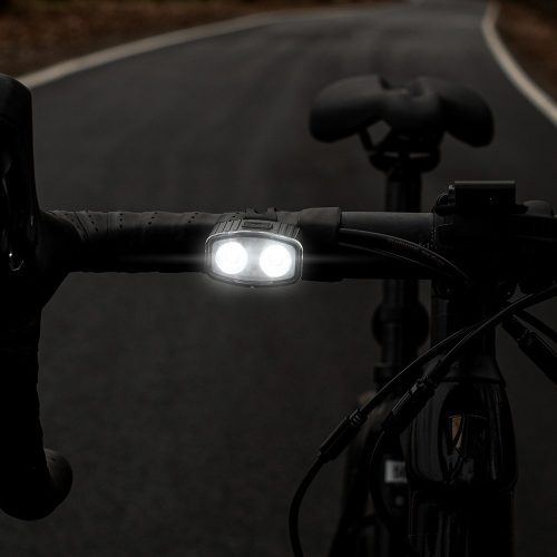 Piros hátsó kerékpáros zseblámpa USB-C 6 üzemmód ERŐS IP66 VAYOX