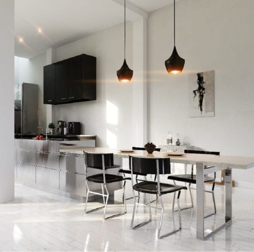 LED mennyezeti lámpa CASELLE E27 túlnyúlás Modern fekete fény Prestige