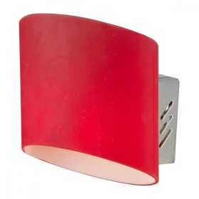   SARAGOSA G9 Oriental fali lámpa Piros és ezüst fényes Prestige