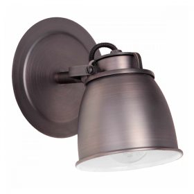   TIRANO E14 fali lámpa lámpatest mozgatható padláson Copper Light Prestige