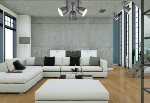 TIRANO E14 fali lámpa lámpatest mozgatható padláson Copper Light Prestige