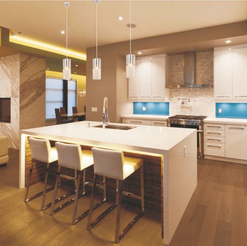 LED mennyezeti függő lámpa ZARA 3xE14 Lineáris kristályok Glamour Silver Light Prestige