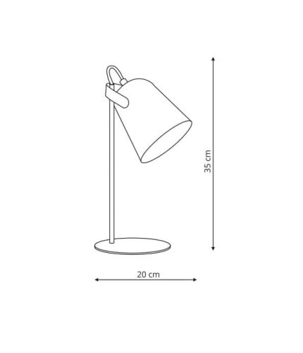 SIRI E27 LED lámpa 35cm Scandinavian White Light Prestige