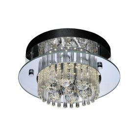   Mennyezeti lámpa CERRO LED 11W 4000K kristályok Glamour átlátszó fény Prestige