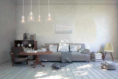 IMPERIA LED mennyezeti lámpa 4xE27 Spider Loft White Light Prestige