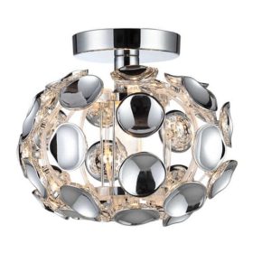   LED mennyezeti lámpa FERRARA E14 Modern Silver Light Prestige mennyezeti lámpa