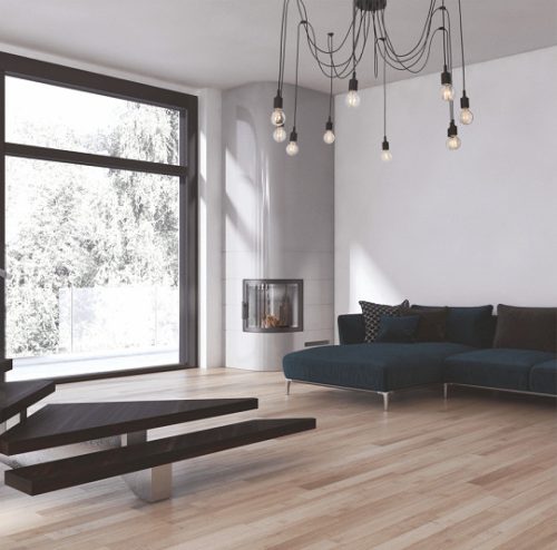 LED mennyezeti függőlámpa SOLETO 7xE27 Spider csillár loft fekete világos Prestige