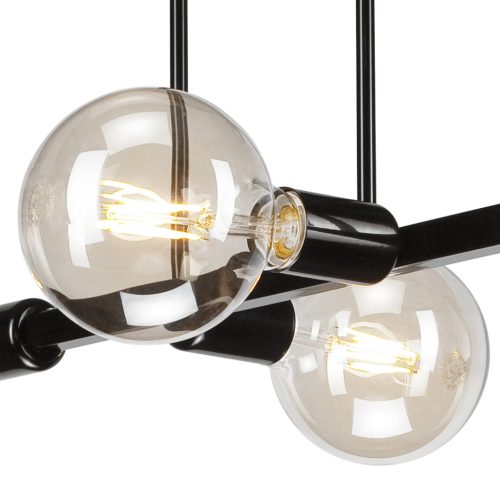 Mennyezeti lámpa ASTRID 4xE27 Black Glamour LM-4.146 Lamkur