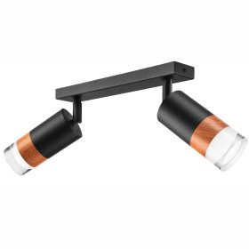 Mennyezeti lámpa AURORA 2xE27 Fekete LM-2.151 Lamkur