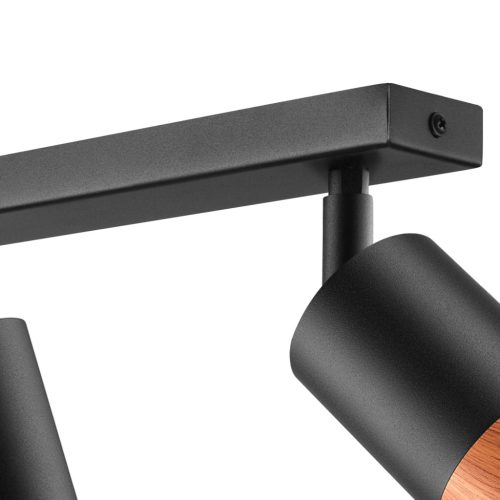 AURORA mennyezeti lámpa 3xE27 fekete LM-3.151 Lamkur