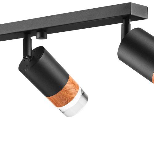 AURORA mennyezeti lámpa 6xE27 fekete LM-6.151 Lamkur