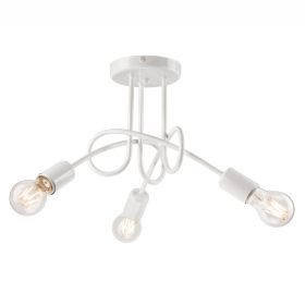 Mennyezeti lámpa CAMILLA 3xE27 Fehér Loft LM-3.79 Lamkur