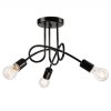Mennyezeti lámpa CAMILLA 3xE27 Black Loft LM-3.79 Lamkur