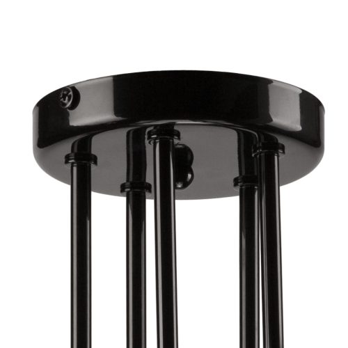 Mennyezeti lámpa CAMILLA 5xE27 Black Loft LM-5.79 Lamkur