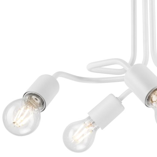 Mennyezeti lámpa CHARLIE 5xE27 fehér LM-5.120 Lamkur