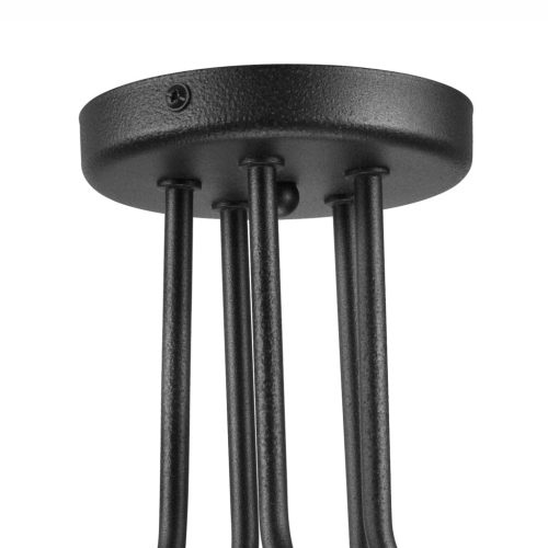 Mennyezeti lámpa CHARLIE 5xE27 Fekete LM-5.120 Lamkur