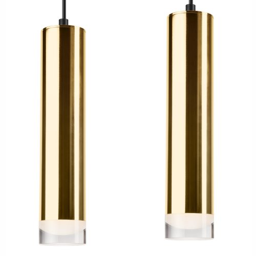 DIEGO 2xE27 fekete arany függőlámpa LM-2.124 Lamkur