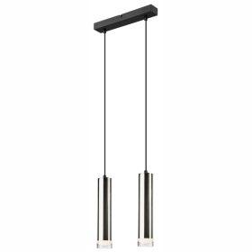   DIEGO mennyezeti függőlámpa 2xE27 fekete króm LM-2.124 Lamkur