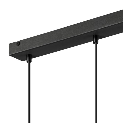 DIEGO mennyezeti függőlámpa 3xE27 fekete króm LM-3.124 Lamkur