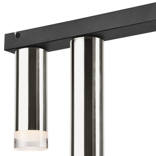 Mennyezeti lámpa DIEGO 3xE27 fekete króm LM-3.124/A Lamkur