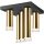 Mennyezeti lámpa DIEGO 5xE27 Black Gold LM-5.124/A Lamkur