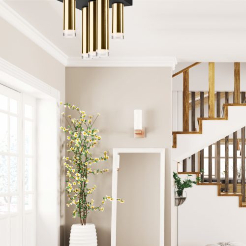 Mennyezeti lámpa DIEGO 5xE27 Black Gold LM-5.124/A Lamkur