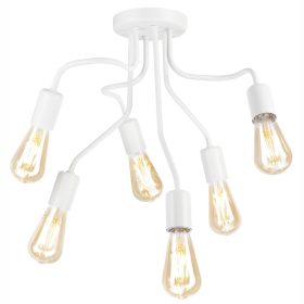 HILDA mennyezeti lámpa 6xE27 fehér LM-6.154 Lamkur