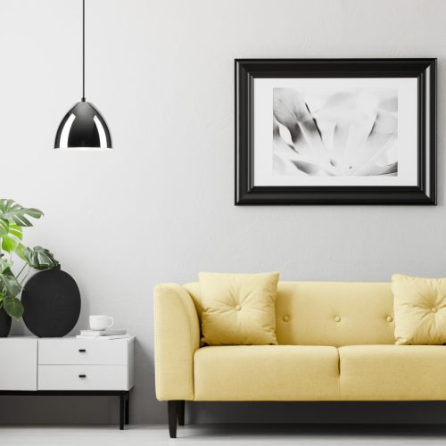 MIA E27 Fekete króm mennyezeti függőlámpa LM-1.130 Lamkur