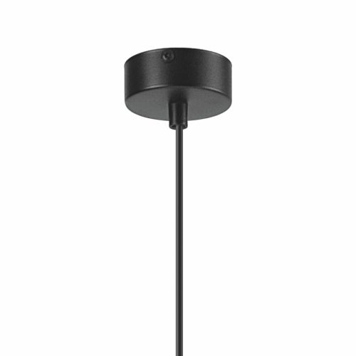 MIA E27 Fekete króm mennyezeti függőlámpa LM-1.130 Lamkur