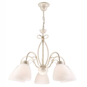   ADELLE 3xE27 klasszikus fehér mennyezeti lámpa LM-3.6 Lamkur