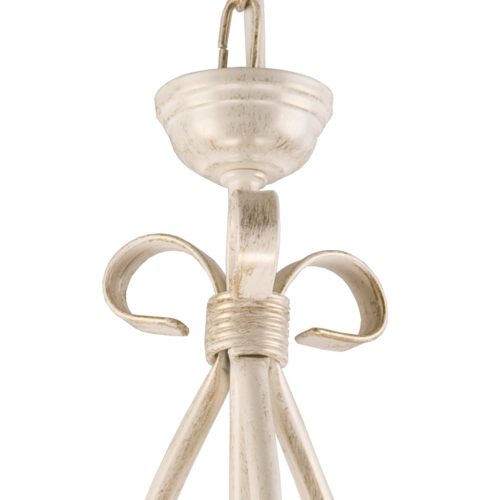 ADELLE 5xE27 klasszikus fehér mennyezeti lámpa LM-5.6 Lamkur