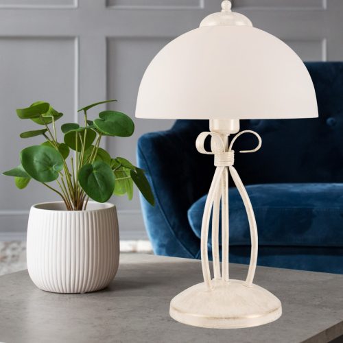 ADELLE E27 fehér klasszikus asztali lámpa LN-1.6 Lamkur