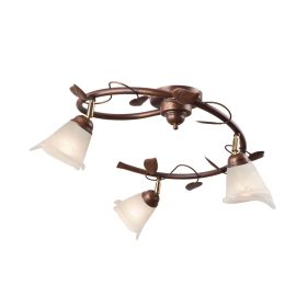   Mennyezeti Lámpa Ivy 3xE14 Fehér Fa Klasszikus LM-3.14 Lamkur