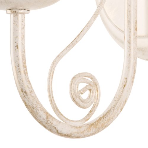 DONATO fali lámpa, E14, fehér, klasszikus, KM-1.29, Lamkur