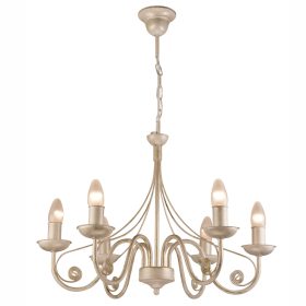   DONATO 6xE14 mennyezeti lámpa, csillár, fehér, klasszikus, LM-6.29 Lamkur