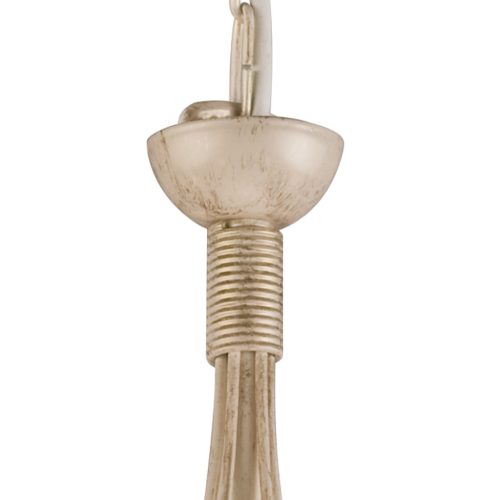 DONATO 6xE14 mennyezeti lámpa, csillár, fehér, klasszikus, LM-6.29 Lamkur