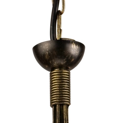 DONATO 6xE14 mennyezeti lámpa, csillár, fekete, klasszikus, LM-6.29 Lamkur