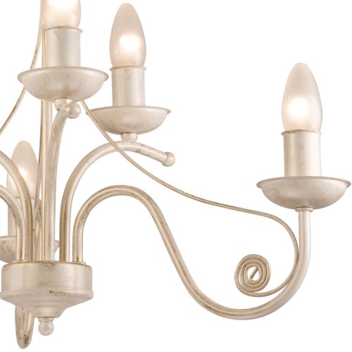 DONATO 6xE14 mennyezeti lámpa csillár klasszikus fehér LM-6.29/A Lamkur