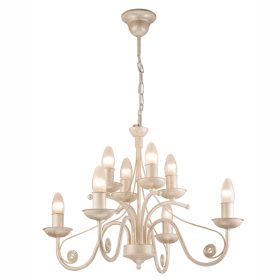   DONATO 8xE14 mennyezeti lámpa, csillár, fehér, klasszikus, LM-8.29 Lamkur