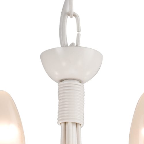 DONATO 10xE14 mennyezeti lámpa csillár klasszikus fehér LM-10.29 Lamkur