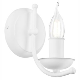   Fali lámpa lámpatest LUCY E14 White Classic KM-1.153 Lamkur