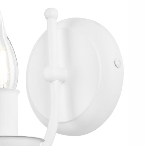 Fali lámpa lámpatest LUCY E14 White Classic KM-1.153 Lamkur