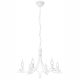 LUCY 6xE14 Függesztett Mennyezeti Lámpa, Csillár, Fehér, Klasszikus, LM-6.153 Lamkur