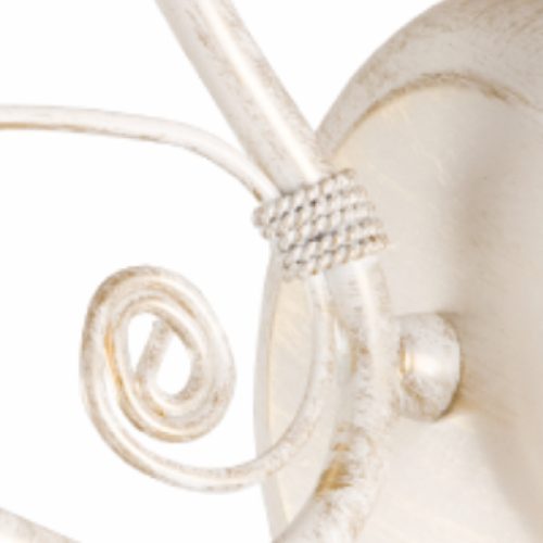 Fali lámpa lámpatest RETRO E27 Fehér Barna KM-1.51 Classic Lamkur