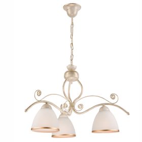   RETRO függő mennyezeti lámpa 3xE27 Classic Fehér LM-3.51 Lamkur