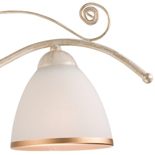 RETRO függő mennyezeti lámpa 3xE27 Classic Fehér LM-3.51 Lamkur