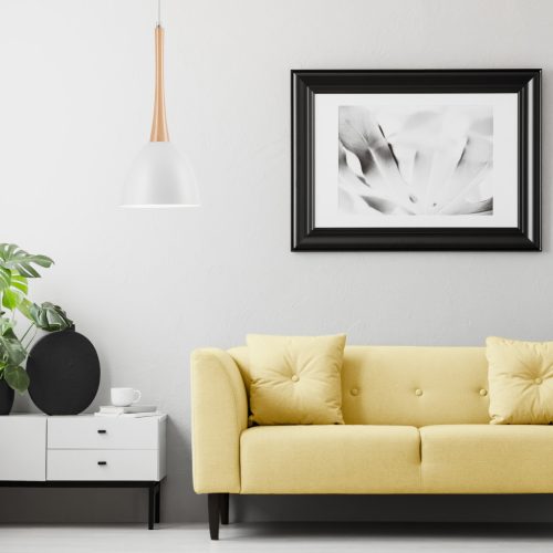 VANESSA E27 fehér fa mennyezeti függőlámpa LM-1.1/77 Lamkur