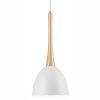 VANESSA E27 fehér fa mennyezeti függőlámpa LM-1.1/77 Lamkur